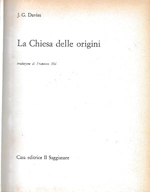 La Chiesa delle origini