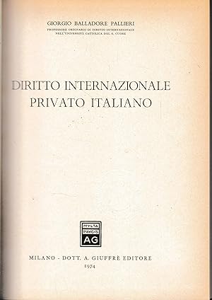 Diritto internazionale privato italiano