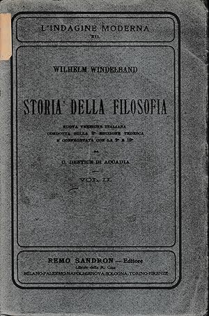 Storia della Filosofia, volume II.