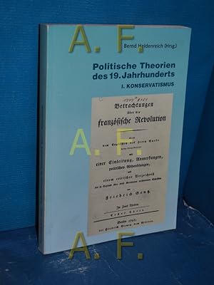 Seller image for Politische Theorien des 19. Jahrhunderts I. Konservatismus for sale by Antiquarische Fundgrube e.U.