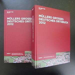 Bild des Verkufers fr Mllers Groes Deutsches Ortsbuch 2012 - Vollstndiges Ortslexikon, Band I & II (2 Bcher) zum Verkauf von Bookstore-Online