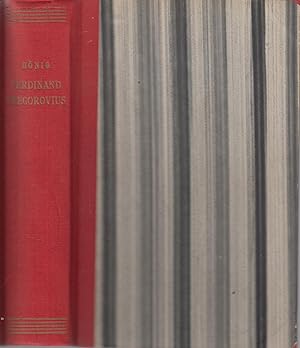 Bild des Verkufers fr Ferdinand Gregorovius Eine Biographie zum Verkauf von Leipziger Antiquariat