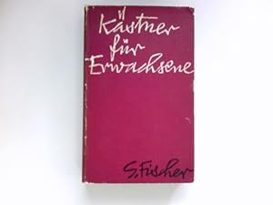 Bild des Verkufers fr Kstner fr Erwachsene : Erich Kstner. Hrsg. von Rudolf Walter Leonhardt / [Die Bcher der Neunzehn ; Bd. 138] zum Verkauf von Antiquariat Buchhandel Daniel Viertel