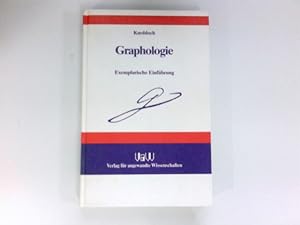 Bild des Verkufers fr Graphologie : exemplariscje Einfhrung. Signiert vom Autor. zum Verkauf von Antiquariat Buchhandel Daniel Viertel