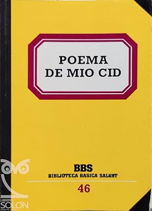 Seller image for Poema de Mio Cid for sale by LIBRERA SOLN