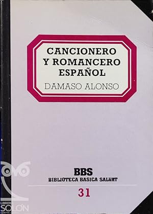 Seller image for Cancionero y romancero espaol for sale by LIBRERA SOLN