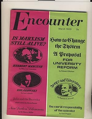 Seller image for Encounter March 1969 Volume XXX11 No.3 for sale by Richard Lemay
