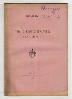 Immagine del venditore per Chiesa e monastero di S. Cecilia presso Modena. venduto da Libreria Oreste Gozzini snc