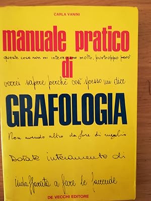 Image du vendeur pour Manuale pratico di grafologia mis en vente par librisaggi