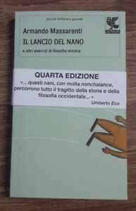 Seller image for Il Lancio Del Nano E Altri Esercizi Di Filosofia Minima for sale by Piazza del Libro