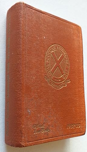 The Royal Scottish Automobile Club Year Book 1932-33