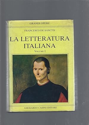 La letteratura italiana vol. I, II
