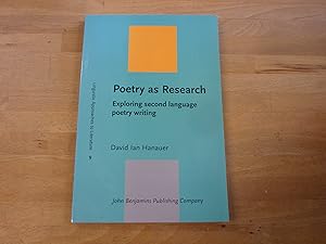 Bild des Verkufers fr Poetry As Research: Exploring Second Language Poetry Writing (Linguistic Approaches to Literature) zum Verkauf von The Book Exchange
