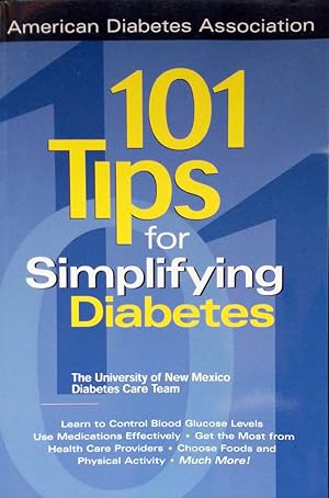 Seller image for 101 Tips for Simplifying Diabetes for sale by Kayleighbug Books, IOBA