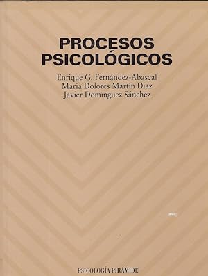 Imagen del vendedor de PROCESOS PSICOLGICOS a la venta por LLIBRERIA TECNICA