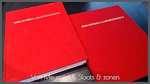 Bibliotheca Gastronomica - Eten en drinken in Nederland en Belgie 1474-1960, 2 delen (compleet)