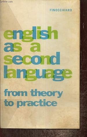 Bild des Verkufers fr English as a second language : from theory to practice zum Verkauf von Le-Livre