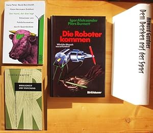 Image du vendeur pour Vier Bcher: Der Hund, der Eier legt. Erkennen von Fehlinformation durch Querdenken + Wirklichkeit und Tuschung. Vom richtigen und falschen Sehen + Die Roboter kommen. Wird der Mensch neu erfunden? + Dem Denken auf der Spur: Der Weg der Kognitionswissenschaft (ohne Schutzumschlag) mis en vente par Versandantiquariat Manuel Weiner