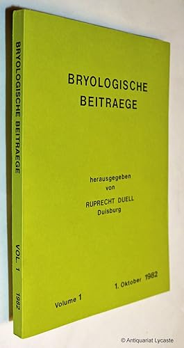 Bild des Verkufers fr Bryologische Beitrge - Volume 1 (1982) (Enthlt verschiedene Publikationen). zum Verkauf von Antiquariat Lycaste