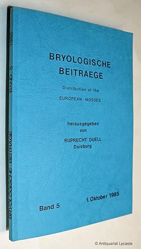 Bild des Verkufers fr Bryologische Beitrge - Volume 5 (1985): Distribution of the European and Macaronesian Mosses (Bryophytina). Part II. zum Verkauf von Antiquariat Lycaste