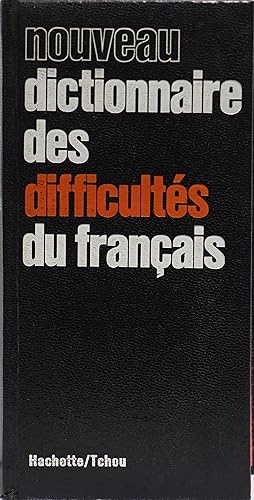 Image du vendeur pour Nouveau dictionnaire des difficults du franais mis en vente par Fortuna Books