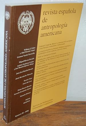 Imagen del vendedor de REVISTA ESPAOLA DE ANTROPOLOGA AMERICANA. Nm. 26-1996 a la venta por EL RINCN ESCRITO