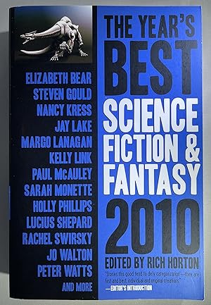 Seller image for The Year's Best Science Fiction & Fantasy, 2010 Edition [SIGNED] for sale by Space Age Books LLC