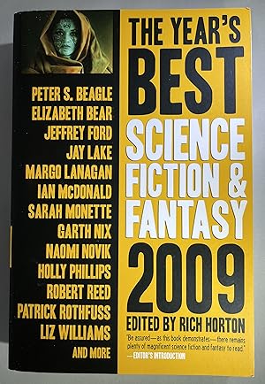 Imagen del vendedor de The Year's Best Science Fiction & Fantasy, 2009 Edition [SIGNED] a la venta por Space Age Books LLC
