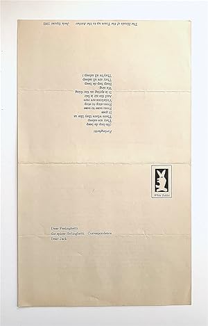 Dear Ferlinghetti; Dear Jack: The Spicer/Ferlinghetti Correspondence