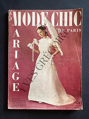 LA MODE CHIC-N°20-2e TRIMESTRE 1967-MARIAGE