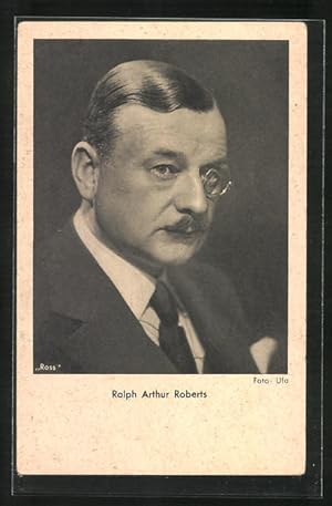 Image du vendeur pour Ansichtskarte Schauspieler Ralph Arthur Roberts mit Monokel mis en vente par Bartko-Reher