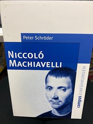 Bild des Verkufers fr Niccol Machiavelli. Campus Einfhrungen zum Verkauf von bookmarathon