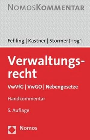 Seller image for Verwaltungsrecht: VwVfG | VwGO | Nebengesetze : VwVfG | VwGO | Nebengesetze for sale by AHA-BUCH