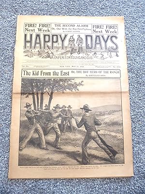 Happy Days Dime Novel The Kid From the East or, The Boy Hero of the Ranch, #1023 May 23, 1914