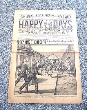 Happy Days Dime Novel Breaking the Record or, Around the World in Thirty-three Days #1028 June 27...