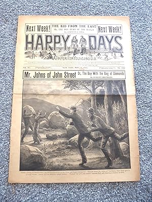 Happy Days Dime Novel Mr. Johns of John Street or, The Boy With the Bag of Diamonds #1022 May 16,...