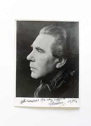 Seller image for An Original Photograph Signed by Sir Donald Wolfit for sale by Lasting Words Ltd