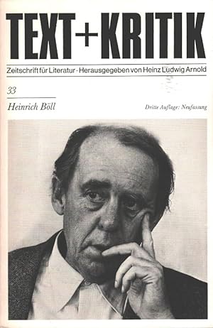 Seller image for Heinrich Bll - Text + Kritik 33 for sale by Versandantiquariat Nussbaum