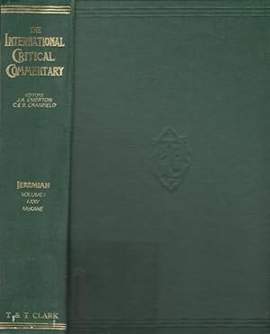 Bild des Verkufers fr A critical and exegetical commentary on Jeremiah, 1. Introduction and commentary on Jeremiah I - XXV / William McKane; The international critical commentary on the Holy Scriptures of the Old and New Testaments, 30,1; zum Verkauf von Licus Media