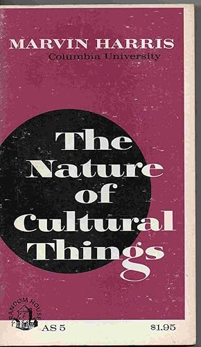 The Nature of Cultural Things