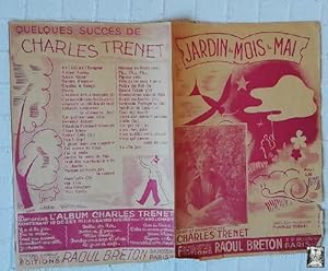 ANTIGUA PARTITURA - OLD MUSIC SHEET: JARDIN DU MOIS DE MAI. CHARLES TRENET 1939