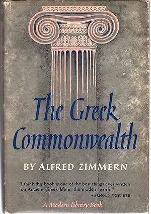 Imagen del vendedor de The Greek Commonwealth a la venta por Dorley House Books, Inc.