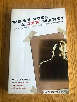 Seller image for WHAT DOES A JEW WANT? for sale by Happyfish Books
