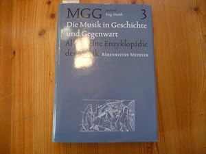 Image du vendeur pour Die Musik in Geschichte und Geggenwart MGG., Allgemeine Enzyklopdie der Musik begrndet von Friedrich Blume. Hier nur Sachteil Band 3 (Eng-Hamb) mis en vente par Gebrauchtbcherlogistik  H.J. Lauterbach