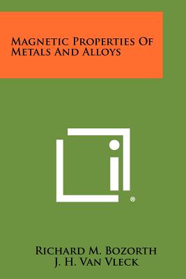 Imagen del vendedor de Magnetic Properties Of Metals And Alloys (Paperback or Softback) a la venta por BargainBookStores