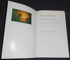 Seller image for On Throne of Gold ? Three Javanese Shadow Plays for sale by Librairie Sedon