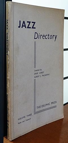 Imagen del vendedor de Jazz Directory of Recorded Jazz and Swing Music (Including Gospel and Blues Records). Volume 3 (E F G) a la venta por R.W. Forder