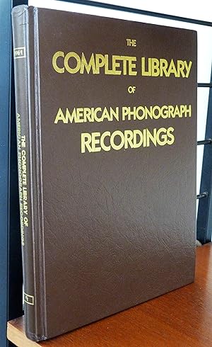 The Complete Library of American Phonograph Recordings, 1961