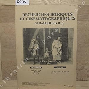 Seller image for Recherches Ibriques et Cinmatographiques N 4 : La thorie potique du Marquis de Santillana (Michel GARCIA) - Un crole mexicain du XVIIIe sicle, J.J. de Lizardi (Jacques LAFAYE) - Un piano nomm dsir, notes sur un objet ftiche de Luis Bunuel  Milos Forman (Duarte MIMOSO-RUIZ) - . for sale by Librairie-Bouquinerie Le Pre Pnard