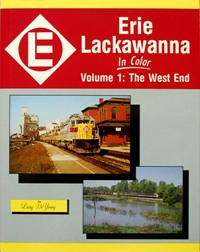 Bild des Verkufers fr Erie Lackawanna in Color Volume 1 : The West End zum Verkauf von Martin Bott Bookdealers Ltd
